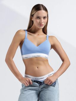 Calvin Klein - Full Coverage Padded Non Wired Bra - Blue