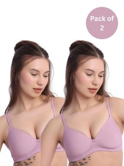 bodyline - Andie Polyamide T-Shirt Bra - Lavender (Pack of 2)