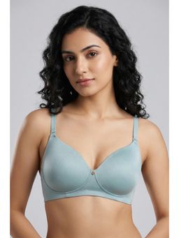 Zivame - Marshmallow Padded Non Wired T-Shirt - Gray Mist