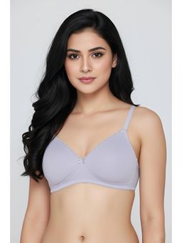 Zivame - Padded Non Wired Medium Coverage T-shirt Bra - Thistel