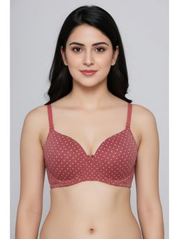Zivame - Padded Regular Wired T-shirt Bra - Polka