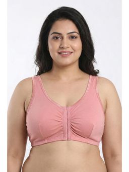 Zivame - True Curve Double Layered Non Wired Super Support Bra - Peach