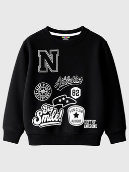 Kuchipoo - Black Regular Fit Sweatshirt