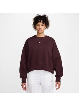 Nike - Sportswear Womens Maroon Phoenix Fleece Sweatshirt