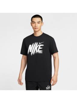 Nike - Sportswear Mens Black Typography Hyverse T-Shirt