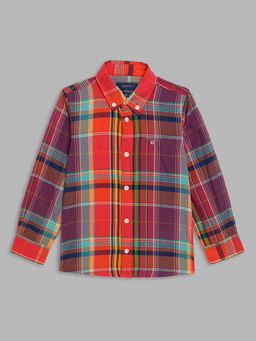 GANT - Kids Pink Checked Shirt