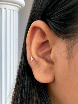 Boldiful - Pixie 925 Sterling Silver Cubic Zirconia Stud Earrings