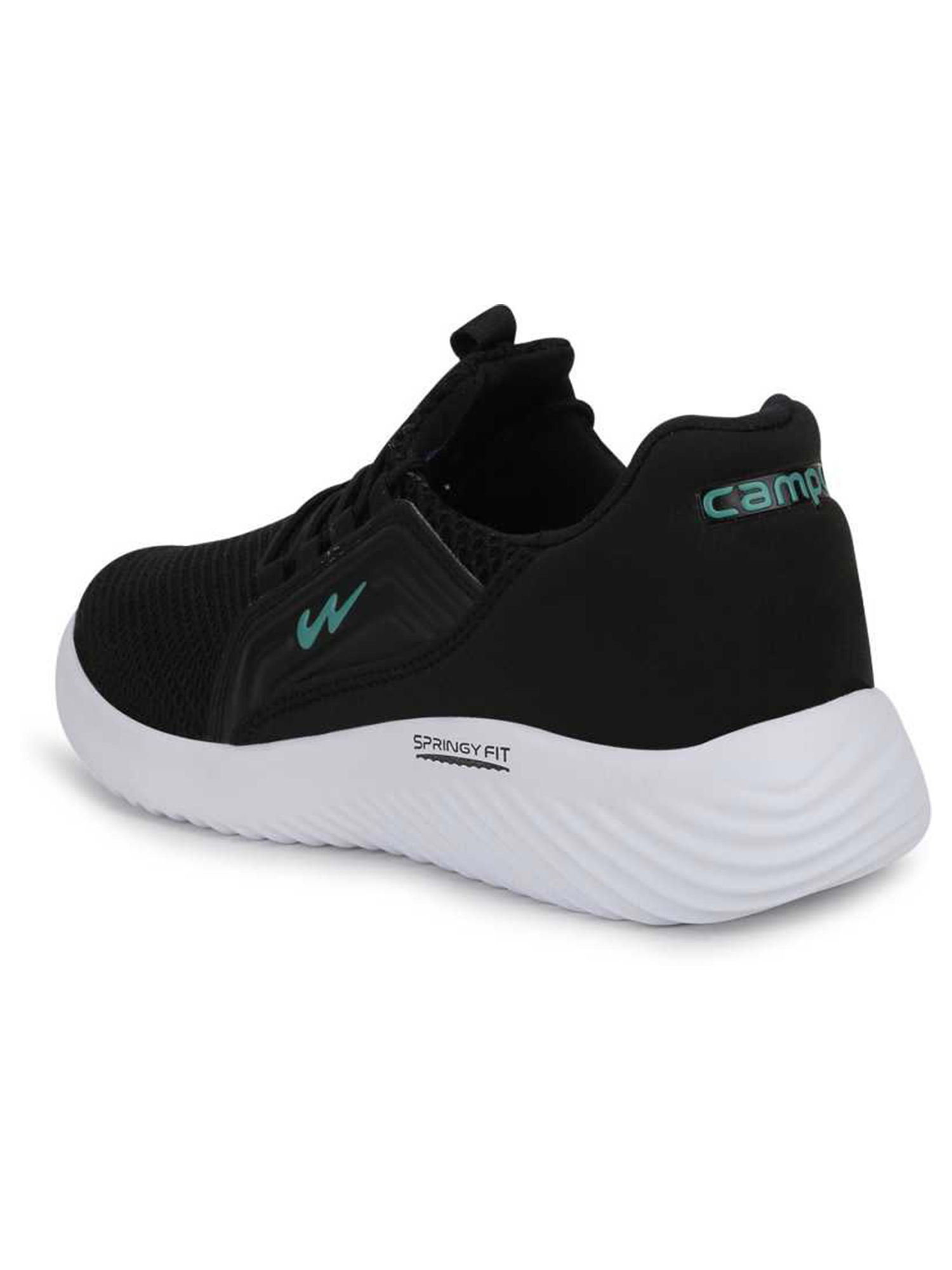 Campus Tyson Black Running Shoes 
