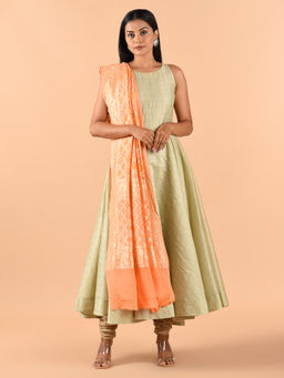 CHOWDHRAIN - Sunshine Banarasi Bandhini Dupatta