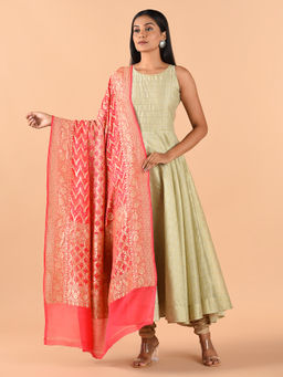 CHOWDHRAIN - Gaajri Banarasi Bandhini Dupatta