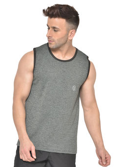 CHKOKKO - Dark Grey Men Gym Tank Tops Grey