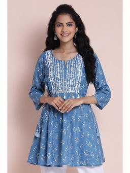 Biba - Indigo Cotton Kurti