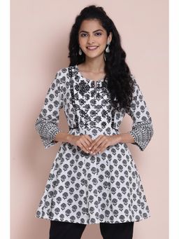 Biba - Cream Cotton Kurti