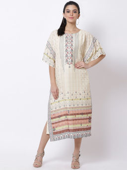 Biba - Yellow Printed Dress