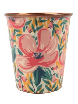 Chumbak - Tropical Lilies Copper Tumbler - Small