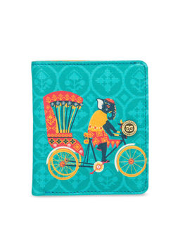 Chumbak - Teal Elephant Adventures Snap Button Wallet