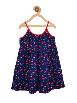 Campana - Navy Blue All Over Dress