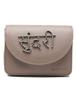 Clotche - The Sundari Flap Beige Sling Bag