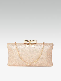 Twenty Dresses by Nykaa Fashion - Glowing In The Rosy Dust Clutch