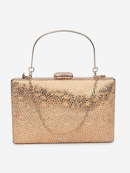 Twenty Dresses by Nykaa Fashion - Mosaics In Holograph Clutch