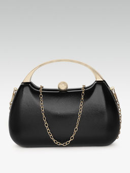 Twenty Dresses by Nykaa Fashion - Black Dance All Evening Clutch