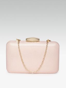 Twenty Dresses by Nykaa Fashion - Pink Simply Grace Clutch