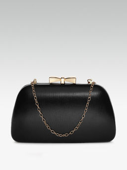 Twenty Dresses by Nykaa Fashion - Black Magical Meadow Clutch