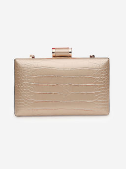 Twenty Dresses by Nykaa Fashion - The Golden Instinct Clutch