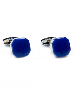 Tossido - Royal Blue Statement Octagon Cufflinks