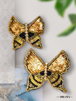 Hair Drama Co. - Butterfly Hair Pins Set Of 2 - Neutral