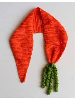 Woonie - Handmade Carrot Design Muffler - Orange