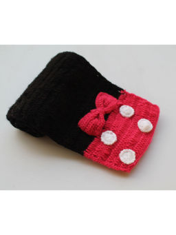 Woonie - Black and Pink Muffler for Kids