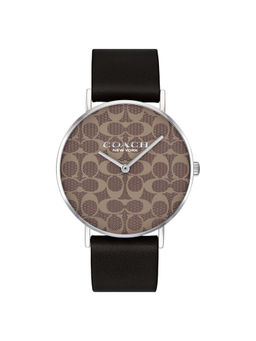 Coach - Perry Black Leather Ladies Watch - CO14503123W