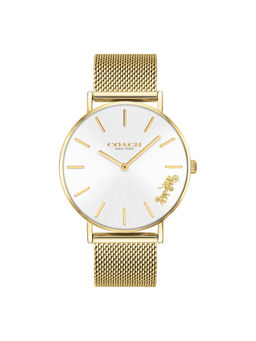 Coach - Perry Gold Toned Stainless Steel Ladies Watch - CO14503125W
