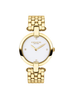 Coach - Chrystie Gold Stainless Steel Ladies Watch - CO14503320W