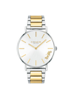 Coach - Perry Two Toned - Gold and Silver Stainless Steel Ladies Watch - CO14503347W