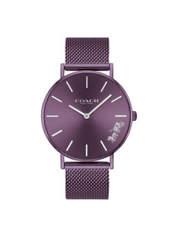 Coach - Perry Purple Stainless Steel Ladies Watch - CO14503484W
