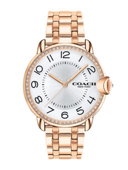 Coach - CO14503809W White Dial Analog Watch for Women