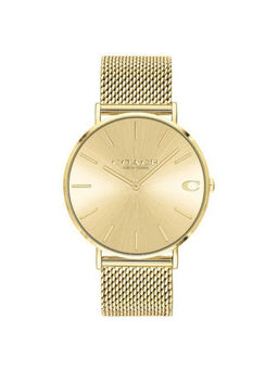 Coach - Charles Gold Stainless Steel Men Watch - CO14602428W