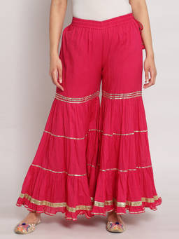 Biba - Fuchsia Gota Work Sharara