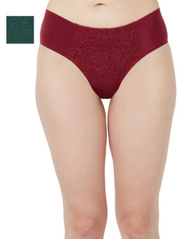 SOIE - High Waist Full Coverage Lace Brief