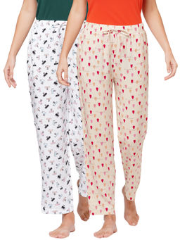 SOIE - Women'S Super-Soft Rayon Printed Pyjamas With Pockets