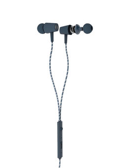 Corseca - Ripple Comfortable Deep Bass Balanced in-Ear Headphones with Volume Control and Mic (Blue)