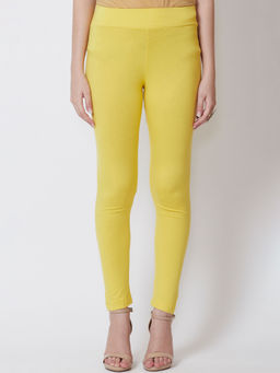 Biba - Yellow Solid Tights