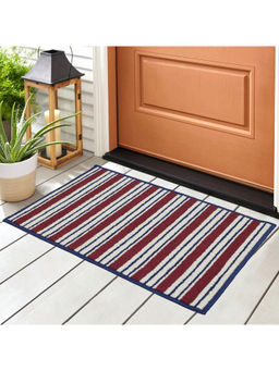 CORE Designed by SPACES - La Piazza Polyester Multicolor Striped 1060 Gsm 1 Mat