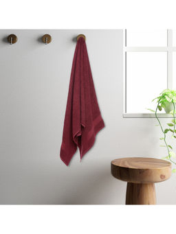 CORE Designed by SPACES - Day 2 Day Maroon 400 Gsm 1 Bath Towel
