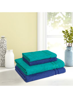 CORE Designed by SPACES - Seasons Best Qd Multicolour 380 Gsm 2 Bath Towels And 2 Hand Towels