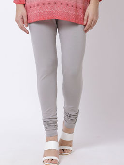 Biba - Grey Solid Churidar