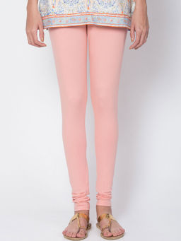 Biba - Pink Solid Churidar