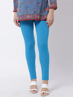 Biba - Blue Solid Tights